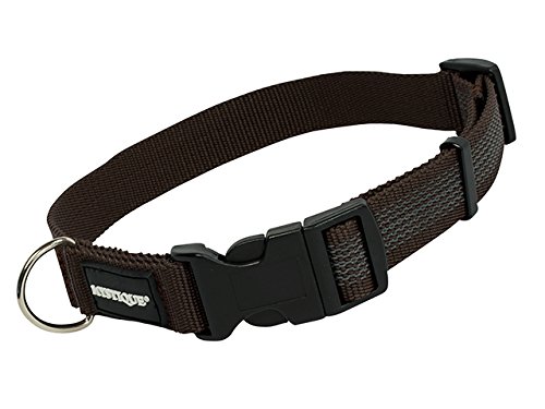 Mystique gummiertes Halsband 25mm Breite braun, Variante: 30-40cm Mystique gummiertes Halsband 25mm Breite braun, Variante: 30-40cm von Mystique