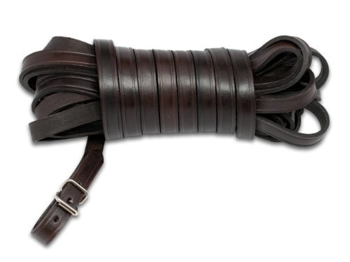 Schweißriemen Schweissleine Leder 8m braun 14mm Mystique Schweißriemen Schweissleine Leder 8m braun 14mm Mystique von Mystique