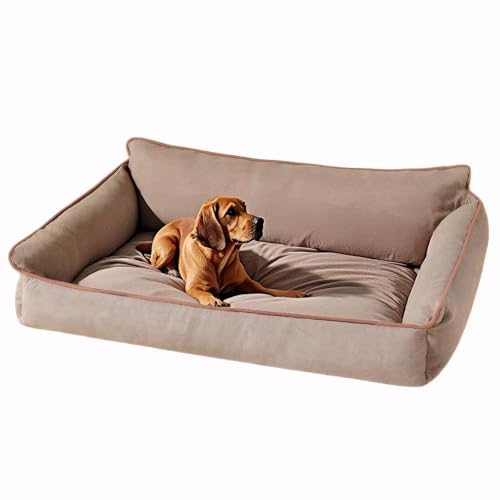 Deluxe-Plüsch-Hundebett, bequeme Hundehütte, rutschfeste Haustier-Schlafmatte, Hunderassen, Haustierbett Deluxe-Plüsch-Hundebett, bequeme Hundehütte, rutschfeste Haustier-Schlafmatte, Hunderassen, Haustierbett von Myuilor