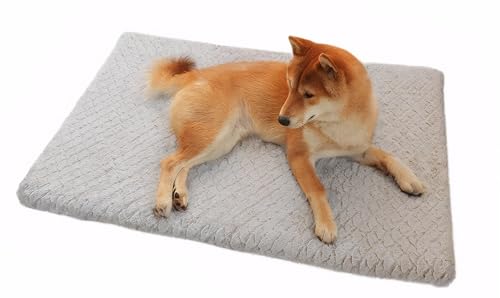 Waschbares Hundebett, Deluxe-Plüsch-Hundekäfig-Betten, bequeme Hundehütte, rutschfeste Haustier-Schlafmatte, Hunderassen, Haustierbett Waschbares Hundebett, Deluxe-Plüsch-Hundekäfig-Betten, bequeme Hundehütte, rutschfeste Haustier-Schlafmatte, Hunderassen, Haustierbett von Myuilor