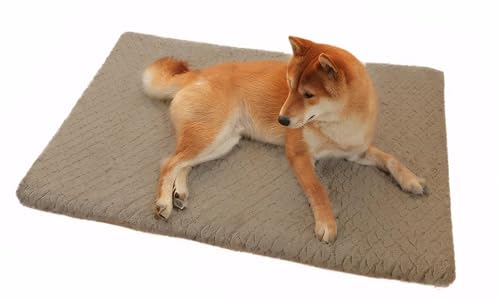 Waschbares Hundebett, Deluxe-Plüsch-Hundekäfig-Betten, bequeme Hundehütte, rutschfeste Haustier-Schlafmatte, Hunderassen, Haustierbett Waschbares Hundebett, Deluxe-Plüsch-Hundekäfig-Betten, bequeme Hundehütte, rutschfeste Haustier-Schlafmatte, Hunderassen, Haustierbett von Myuilor