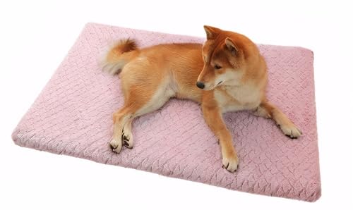 Waschbares Hundebett, Deluxe-Plüsch-Hundekäfig-Betten, bequeme Hundehütte, rutschfeste Haustier-Schlafmatte, Hunderassen, Haustierbett Waschbares Hundebett, Deluxe-Plüsch-Hundekäfig-Betten, bequeme Hundehütte, rutschfeste Haustier-Schlafmatte, Hunderassen, Haustierbett von Myuilor