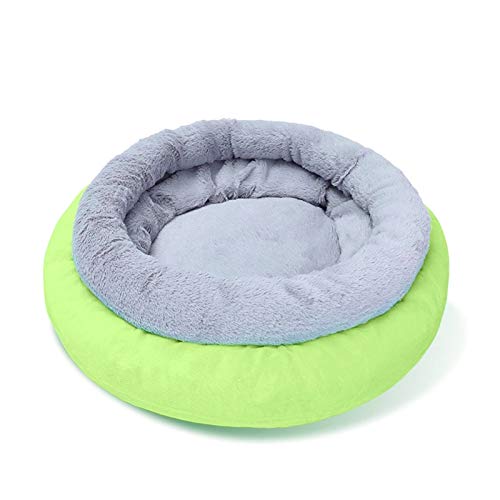 Mya 1 x Haustier-Hunde- und Katzenhütte, rundes Sofakissen, Schlafmatte für Hunde, superweiches Bett Mya 1 x Haustier-Hunde- und Katzenhütte, rundes Sofakissen, Schlafmatte für Hunde, superweiches Bett von Myya