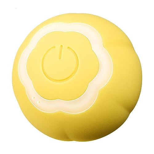 Mzshne Gravity Smart Rolling Ball Haustierspielzeug mit bunten, Hellen Katzenspielzeugen Neujahrs für Katzenhund von Mzshne