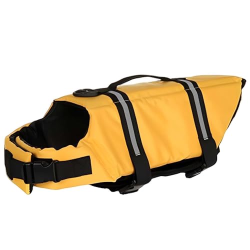 Mzshne Hundeschwimmweste für Hunde, hohe Schwimmfähigkeit, für Bootfahren, Strandzubehör, verschiedene Größen Mzshne Hundeschwimmweste für Hunde, hohe Schwimmfähigkeit, für Bootfahren, Strandzubehör, verschiedene Größen von Mzshne