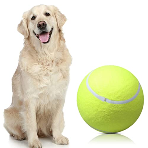 Aufblasbares Tennis Hundespielzeug Haustier Hund Interaktives Spielzeug Aufblasbarer Gummiball Haustier Spaßspielzeug Trainingsspielzeug 1 Stck von N+B