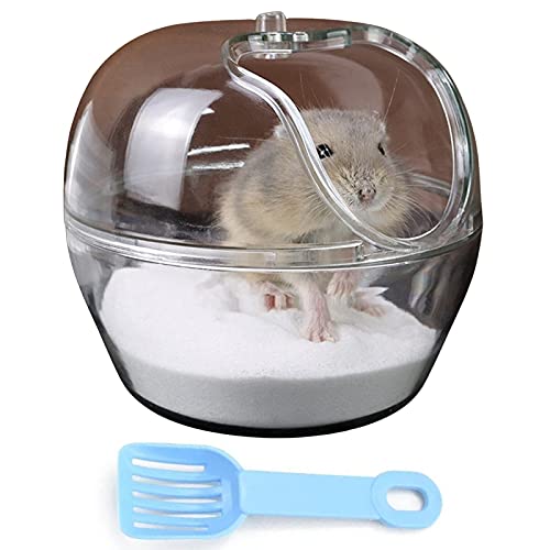 Hamster Sand Badezimmer, Hamster Sandkasten, Hamster Sandbad, Hamster Sandbad Behälter, Hamster Toilette, für Hamster, Wüstenrennmäuse, Ratten und Kleintiere von N\A