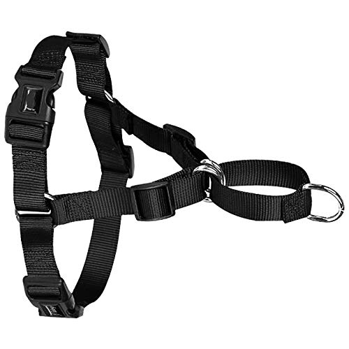 Hundegeschirr aus Nylon, verstellbar, für mittelgroße und große Hunde, Pitbull Bulldogge, Deutscher Schäferhund, S-XL, Schwarz, S, Schwarz Hundegeschirr aus Nylon, verstellbar, für mittelgroße und große Hunde, Pitbull Bulldogge, Deutscher Schäferhund, S-XL, Schwarz, S, Schwarz von N\A