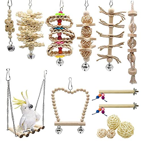 Allazone 18 Stück Papagei Spielzeug Set Vogelspielzeug für Vögel, Papageienschaukel Vogelschaukel Schaukel, Sitzstangen für Vögel, Vögel Spielzeug Vogel Papagei Schaukel Spielzeug Allazone 18 Stück Papagei Spielzeug Set Vogelspielzeug für Vögel, Papageienschaukel Vogelschaukel Schaukel, Sitzstangen für Vögel, Vögel Spielzeug Vogel Papagei Schaukel Spielzeug von Allazone