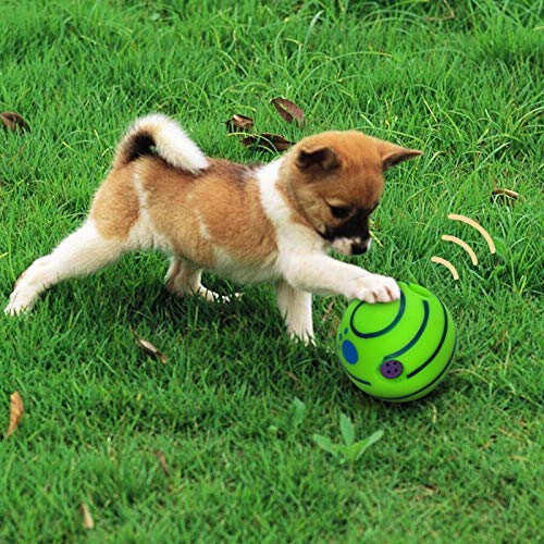 NA Giggle Ball Pet Dog Toys Surprise Rolling Shaken Interaktives Spielzeug mit Sound von N\A