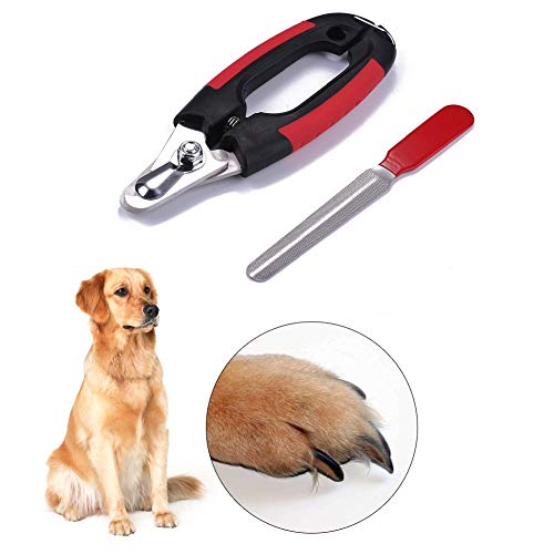 NA Haustier-Nagelknipser für Katzen und Hunde, mit Sichel, Edelstahl, Fellschere für Haustierkrallen, Hundezubehör von N\\A