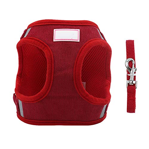 Reflektierende Hundeweste Verstellbare Kleine und Mittlere Hunde Brustgurt Welpen Katzenhalsband Spazierengehen Leine Haustierbedarf S/M/L/XL XS Rot Reflektierende Hundeweste Verstellbare Kleine und Mittlere Hunde Brustgurt Welpen Katzenhalsband Spazierengehen Leine Haustierbedarf S/M/L/XL XS Rot von N\A
