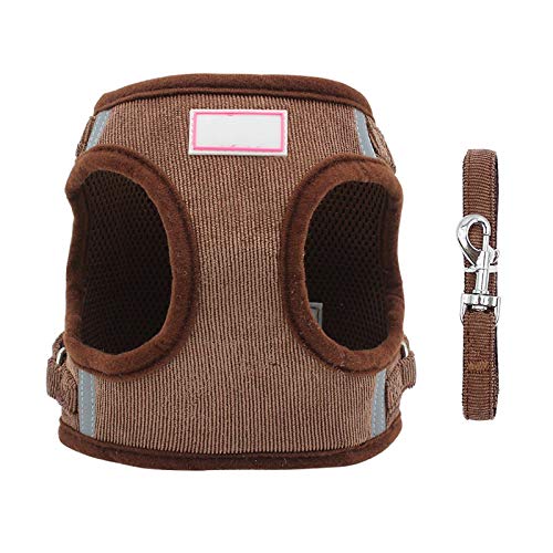 Reflektierendes Hundegeschirr Weste Verstellbar Kleine und Mittlere Hunde Brustgeschirr Welpen Katzenhalsband Spazierengehen Leine Haustierbedarf S/M/L/XL S Kaffee Reflektierendes Hundegeschirr Weste Verstellbar Kleine und Mittlere Hunde Brustgeschirr Welpen Katzenhalsband Spazierengehen Leine Haustierbedarf S/M/L/XL S Kaffee von N\A