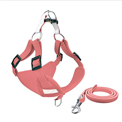 Reflektierendes Hundegeschirr und Leine, Set für kleine und mittelgroße Hunde, Welpen, Französische Bulldogge, Mops, Größe XS, Rosa Reflektierendes Hundegeschirr und Leine, Set für kleine und mittelgroße Hunde, Welpen, Französische Bulldogge, Mops, Größe XS, Rosa von N\A