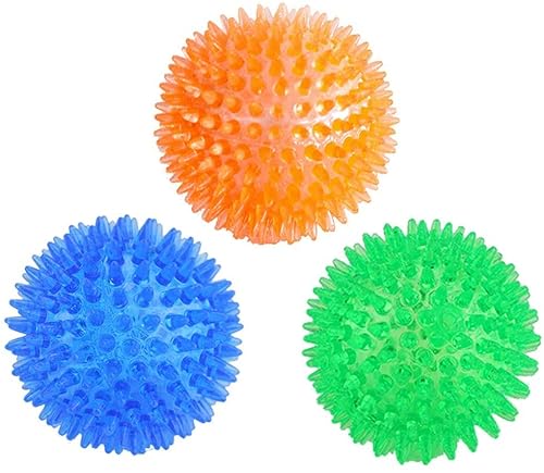 ZHTH Kaubälle für Hunde, quietschend, weich, 6,5 cm, 3 Stück ZHTH Kaubälle für Hunde, quietschend, weich, 6,5 cm, 3 Stück von N\\A