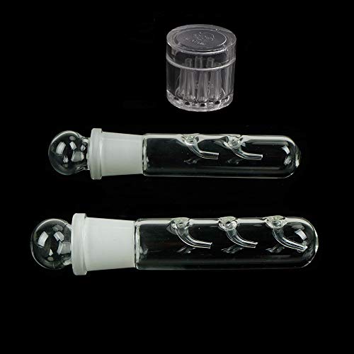 YYWEi 3Stück Planarienfalle Glas Planaria Trap Wurm für Aquarium Garnelen Aquarium Falle und Schnecken Falle （2 Löcher 3 Löcher und 8 Löcher） von YYWEi