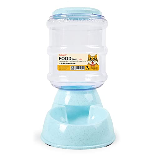 Automatic Pet Water Dispenser Cat and Dog Gravity Feeder BPA Free Small Medium Large Pet Watering Station Water Bowl (Blue, Automatic Feeder) von N\C