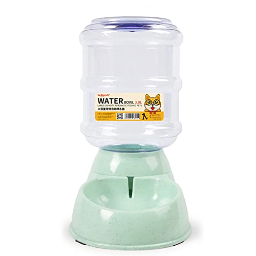 Automatic Pet Water Dispenser Cat and Dog Gravity Feeder BPA Free Small Medium Large Pet Watering Station Water Bowl (Green, Automatic Water Dispenser) von N\C