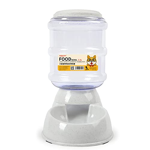 Automatic Pet Water Dispenser Cat and Dog Gravity Feeder BPA Free Small Medium Large Pet Watering Station Water Bowl (Grey, Automatic Feeder) von N\C