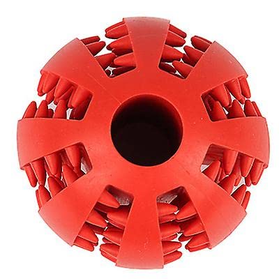 NC Hunde-Gummi-Ball, rund, auslaufender Ball, Kauzahnreinigungsbälle – 1 Stück von N\C