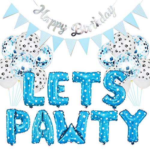 N/N Ncbvixsw Haustier Hund Geburtstag Lets PAWTY Brief Ballon Dekoration Set Mädchen Junge Feier Atmosphäre Atmosphäre Lieferungen, Interaktives Hundewelpenspielzeug Praktische Hundezubehörteile N/N Ncbvixsw Haustier Hund Geburtstag Lets PAWTY Brief Ballon Dekoration Set Mädchen Junge Feier Atmosphäre Atmosphäre Lieferungen, Interaktives Hundewelpenspielzeug Praktische Hundezubehörteile von N/N