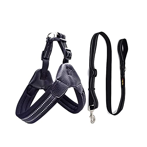 Atmungsaktiver Nylon-Netz-Hunde-Sicherheitsgurt, reflektierend, verstellbar, für Hunde und Haustiere, Halsband, Leine, Hundezubehör, Größe S, Schwarz Atmungsaktiver Nylon-Netz-Hunde-Sicherheitsgurt, reflektierend, verstellbar, für Hunde und Haustiere, Halsband, Leine, Hundezubehör, Größe S, Schwarz von N\O
