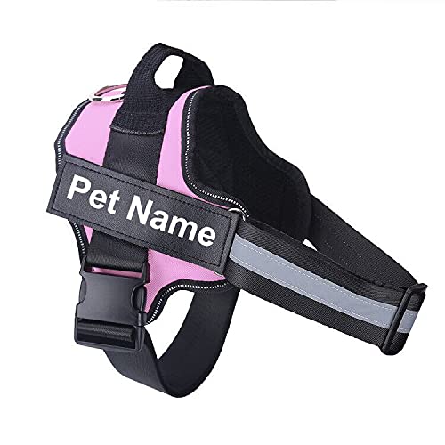 Hundegeschirr ohne Reißverschluss, reflektierend, atmungsaktiv, verstellbar, Haustiergeschirr, Weste, mit ID-Patch, Outdoor-Hundebedarf, Größe XS, Rosa Hundegeschirr ohne Reißverschluss, reflektierend, atmungsaktiv, verstellbar, Haustiergeschirr, Weste, mit ID-Patch, Outdoor-Hundebedarf, Größe XS, Rosa von N\O