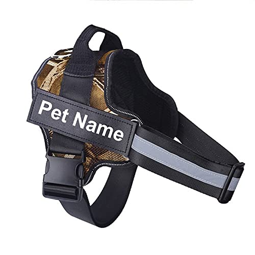 Hundegeschirr ohne Reißverschluss, reflektierend, atmungsaktiv, verstellbar, Haustiergeschirr, Weste, mit ID-Patch, Outdoor-Spaziergänge, Hundebedarf, Größe M Fallenleaves Hundegeschirr ohne Reißverschluss, reflektierend, atmungsaktiv, verstellbar, Haustiergeschirr, Weste, mit ID-Patch, Outdoor-Spaziergänge, Hundebedarf, Größe M Fallenleaves von N\O