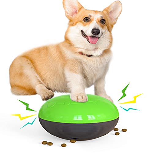Indoor Sliding Sound Toy Chew Toy Food Dispensing Function Dog Toy with Sound Training Agility Relief Angst Pet Product Pet Toy Outdoor Saucer (Grün) von N\W