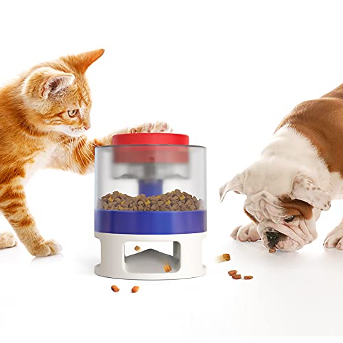 NW Circular Fun Feeder-B Style General for Dog and Cat Pet Toy Dog Toy Cat Toy (Blau) von N\W