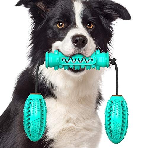 NW Pet Dog Zahnspielzeug-Set, Hantel, Molar Ball, Kauspielzeug, saubere Zähne, Zahngesundheit, lindert Angsttraining, Agilität, Lebensmittelspender, Tauziehen, Haustierprodukt Hundespielzeug (B, von N\W