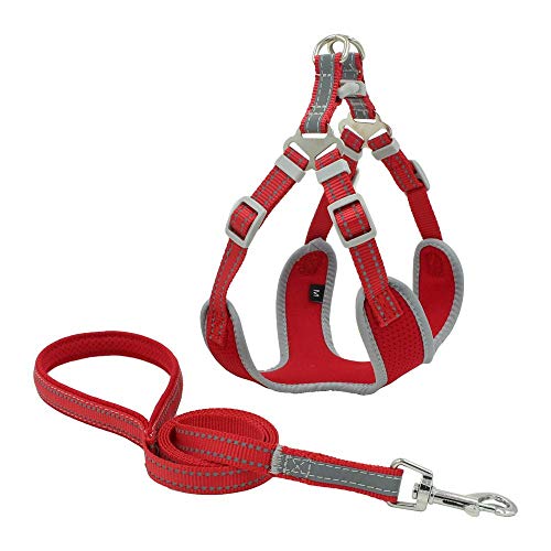 NX Atmungsaktiver Hundesicherheitsgurt im Sommer, keine Leine, Sicherheitsgurt für kleine/mittelgroße Hundewelpen, die nachts reflektieren.Haustierprodukt SChest17-50.8 cm Rot NX Atmungsaktiver Hundesicherheitsgurt im Sommer, keine Leine, Sicherheitsgurt für kleine/mittelgroße Hundewelpen, die nachts reflektieren.Haustierprodukt SChest17-50.8 cm Rot von N\X