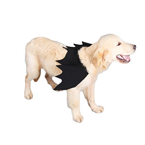 N / A Haustier Hund Halloween-kostüme, Fledermausflügel Kostüm Outfits für Mittlere Große Hunde-Bekleidung Hundeabendkleid-Halloween von N / A