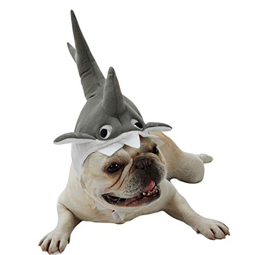 N / A Haustier Hund Halloween-kostüme, Hai Hut Kleidung für Kleine Hunde und Katzen Cosplayen Outfits Zubehör Halloween von N / A