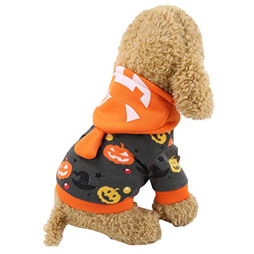 N / A Haustier Hund Halloween-kostüme, Kürbis Kleidung Outfits für Kleine Hunde und Katzen Cosplay Zubehör Cosplay Dekoration Halloween von N / A