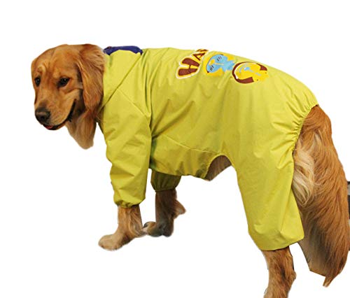 N / A Haustier Hund Wasserdicht Hund Regen Jacke Haustier Kleidung Mit Kapuze Welpen Im Freien Hund Slicker Für Kleine, Mittlere Große Hunde von N / A