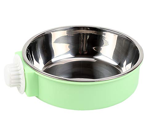 N / A Haustier-hundefutterschalen Edelstahlnapf Hängender Wasser Für Katzen Kleine Hunde Futternäpfe von N / A