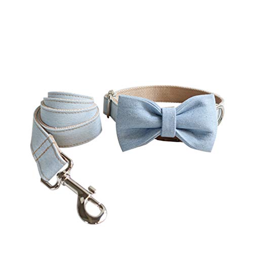 N / A Haustiere Fliege Halsband und Personalisierte Haustier Leine für Welpen, Hund und Katze (Style#2, M) von N / A