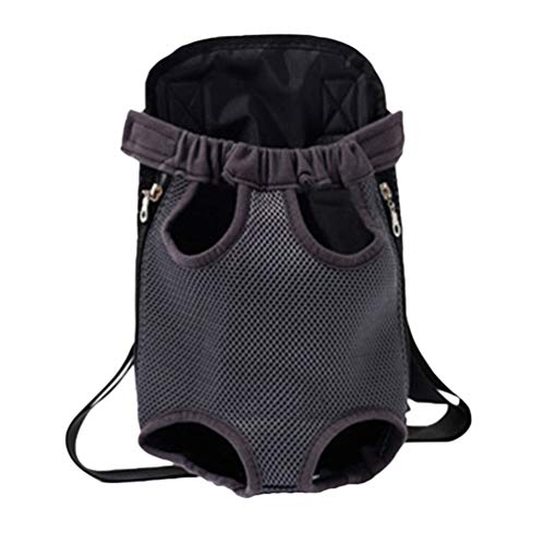 N / A Katzen Hunde Rucksack, Welpentierträger Vordertasche Rucksack, Atmungsaktiver Hundetragetaschen für Wanderungen im Freien (Stil#11, L) von N / A