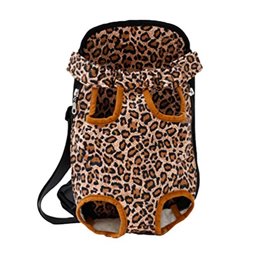 N / A Katzen Hunde Rucksack, Welpentierträger Vordertasche Rucksack, Atmungsaktiver Hundetragetaschen für Wanderungen im Freien (Stil#9, L) von N / A