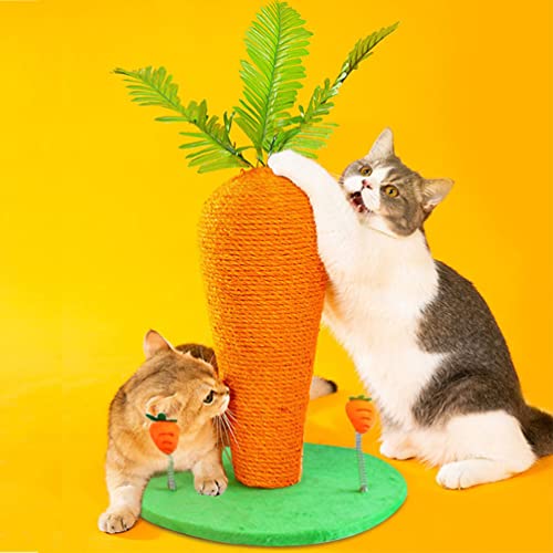 Kratzbaum für Katzen, Kratzbaum, Karotten, Spielzeug für Katzen aus Sisal, Katze, Kratzpfosten, geeignet für die Unterhaltung von Katzen von N - A