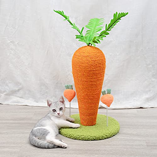 Kratzbaum für Katzen, Kratzbaum, Karotten, Spielzeug für Katzen aus Sisal, Katze, Kratzpfosten, geeignet für die Unterhaltung von Katzen von N - A