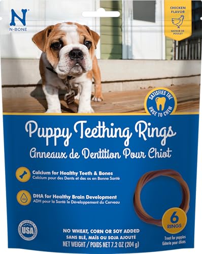 N-Bone Puppy Teething Ring Chicken Flavor (6 Rings) by N-Bone von N-Bone