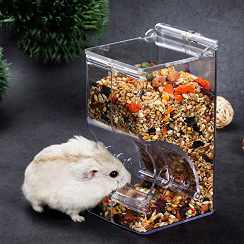 Hamster Feeder Futterspender Bin Feeder Mit Halterung Automatisch Für Taubenpapageien Langlebig und nützlich Nettes Design von N-K