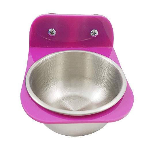 N-K Edelstahl Lebensmittel Wasser Futternapf Tasse Vogel Papagei Feeder für Käfig zufällige Farbe S Praktisch und beliebtlanglebig N-K Edelstahl Lebensmittel Wasser Futternapf Tasse Vogel Papagei Feeder für Käfig zufällige Farbe S Praktisch und beliebtlanglebig von N-K