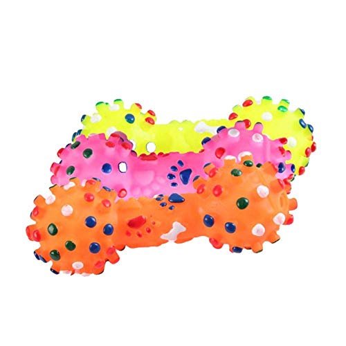 N-K Hund quietschen Spielzeug Hund Knochenform Gummi Spielzeug Welpen Haustier Sound kauen Zähneknirschen Training Spielzeug tragbar und nützlich N-K Hund quietschen Spielzeug Hund Knochenform Gummi Spielzeug Welpen Haustier Sound kauen Zähneknirschen Training Spielzeug tragbar und nützlich von N-K