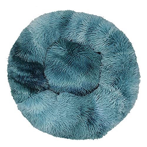 Hundebett aus 100 % Baumwolle, lang, waschbar, atmungsaktiv, hält warm, für den Innenbereich, weiches Hundesofa für kleine, mittelgroße und große Hunde, 50 cm, Grapepurple von N-X