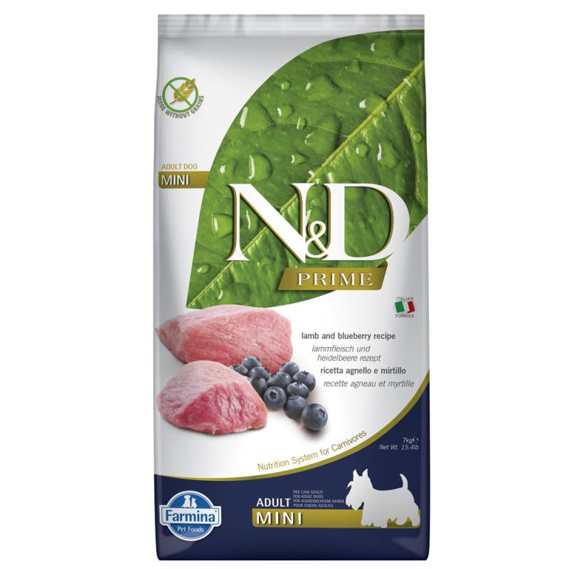 Farmina N&D Grain Free Mini Lamm & Heidelbeere - 7 kg von N&D Prime Dog