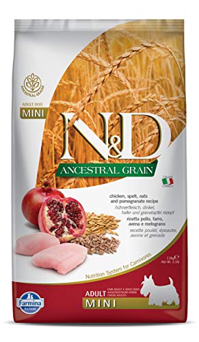 Farmina N&D Getreidearm Adult Mini Huhn u. Granatapfel Trockenfutter Bitte auswählen: 2,5 kg Farmina N&D Getreidearm Adult Mini Huhn u. Granatapfel Trockenfutter Bitte auswählen: 2,5 kg von N&D