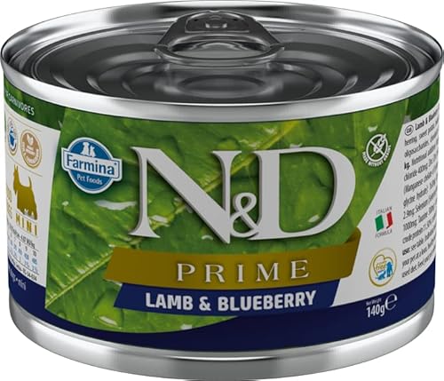 Farmina Prime Hunde Nassfutter Lamm & Heidelbeere für Erwachsene - 6 × 140 g von N&D